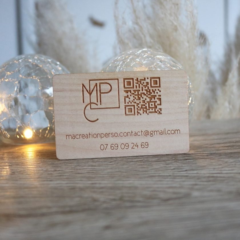 NFC Bamboo Business Card