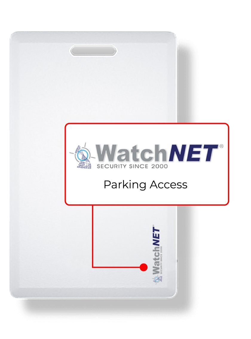 WatchNET Building + Parking Access Card