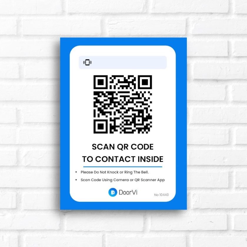 Smart Video Doorbell Powered by QR Code Technology | Instant Visitor Video Call on Smartphone | QR Scannable Technology | 2-Way Talk - Image 6