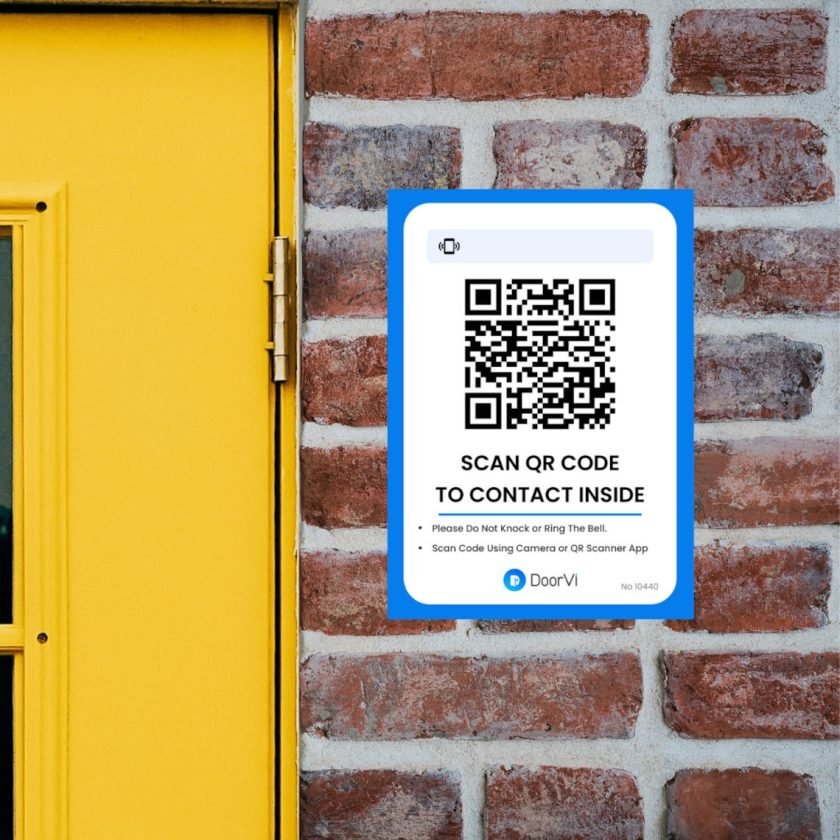 Smart Video Doorbell Powered by QR Code Technology | Instant Visitor Video Call on Smartphone | QR Scannable Technology | 2-Way Talk - Image 5